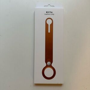 Brand New! Limited Edition Apple AirTag Leather Loop in Saddle Brown